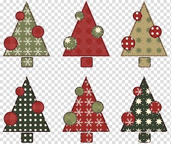 Christmas tree Christmas decoration Christmas ornament, Variety of Christmas tree transparent background PNG clipart