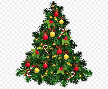 Christmas tree Christmas decoration Clip art - Transparent Christmas Tree with Ornaments PNG Picture 