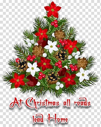 Christmas tree Christmas decoration Poinsettia, christmas tree transparent background PNG clipart