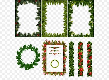 Christmas tree Christmas gift Christmas decoration - Christmas Border 