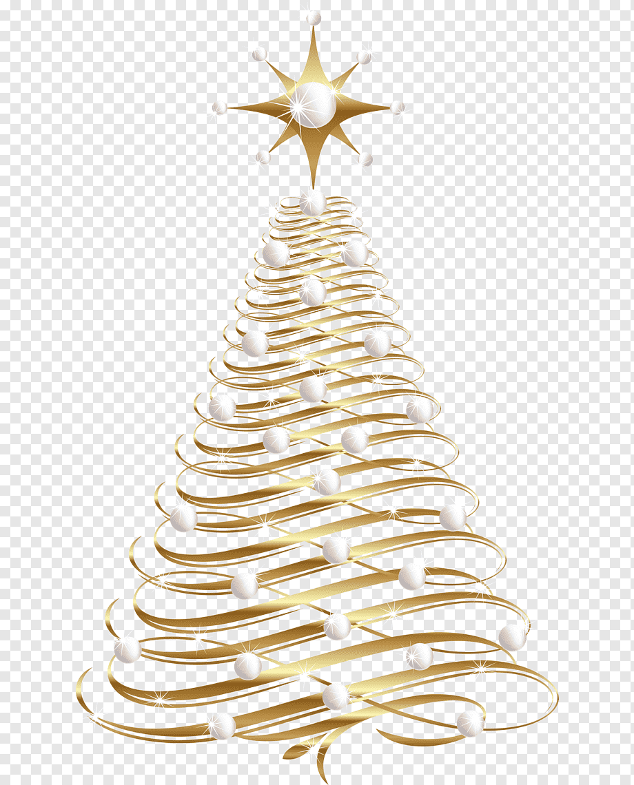 Christmas tree Christmas ornament, arboles, holidays, decor, gold png