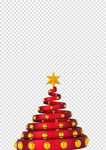 Christmas tree Christmas ornament , Cartoon Christmas tree material transparent background PNG clipart