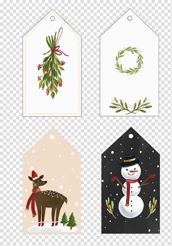 Christmas tree Christmas ornament Christmas card, Label,Christmas card transparent background PNG clipart