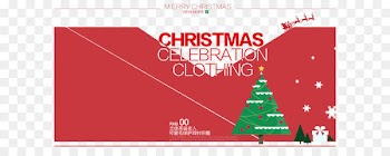 Christmas tree Christmas ornament Christmas decoration Flat design - Red flat Christmas background 