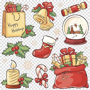 Christmas tree Christmas ornament Christmas decoration Illustration, Christmas illustration decorations transparent background PNG clipart