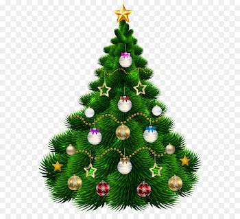 Christmas tree Christmas ornament Clip art - Beautiful Christmas Tree with Ornaments PNG Clip-Art Image 