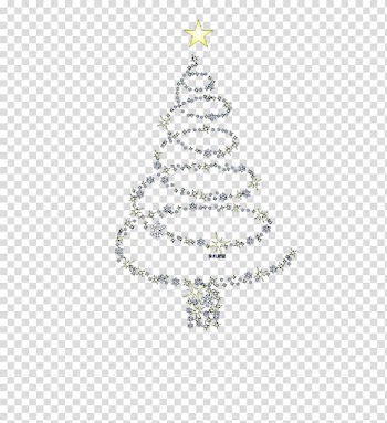 Christmas tree Christmas ornament, Diamond Christmas Tree transparent background PNG clipart