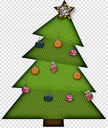Christmas tree Christmas ornament Green Pattern, Christmas tree transparent background PNG clipart