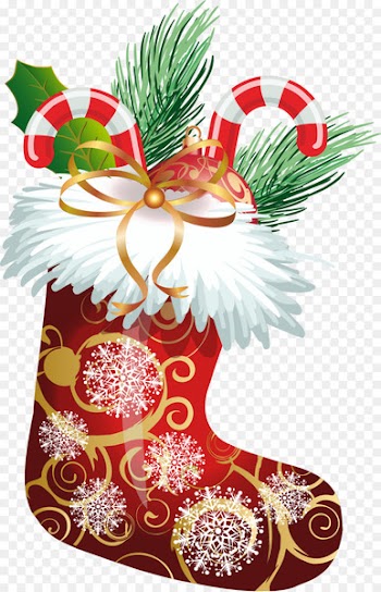Christmas tree Christmas stocking - Vector Christmas elements Boots 