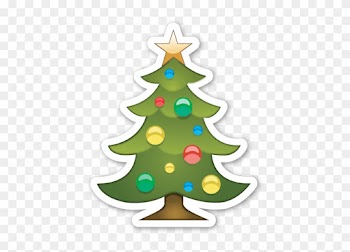 Christmas Tree - Christmas Tree Emoji Png