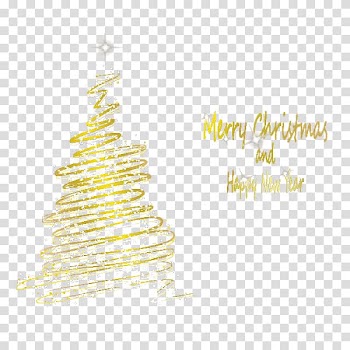 Christmas tree , Christmas tree Neon lighting Neon lighting, Golden Neon Christmas tree transparent background PNG clipart
