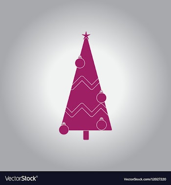 Christmas tree christmas tree vector image