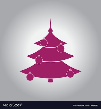 Christmas tree christmas tree vector image