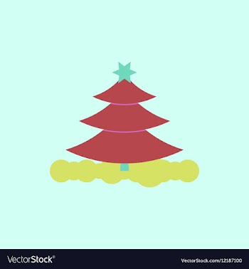 Christmas tree christmas tree vector image