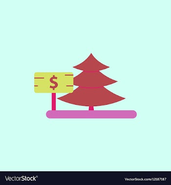 Christmas tree christmas tree vector image