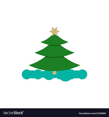 Christmas tree christmas tree vector image