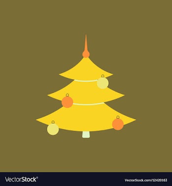 Christmas tree christmas tree vector image