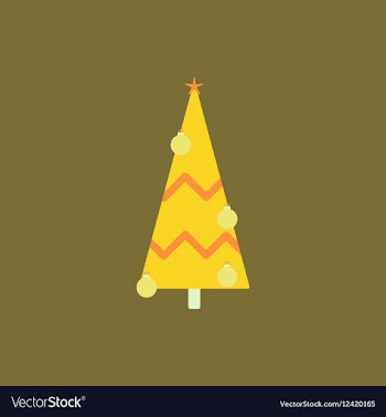 Christmas tree christmas tree vector image