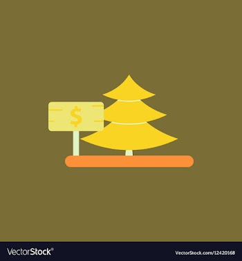 Christmas tree christmas tree vector image