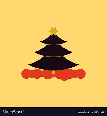 Christmas tree christmas tree vector image