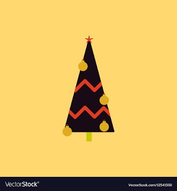 Christmas tree christmas tree vector image