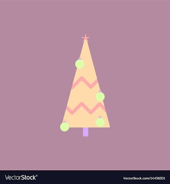Christmas tree christmas tree vector image
