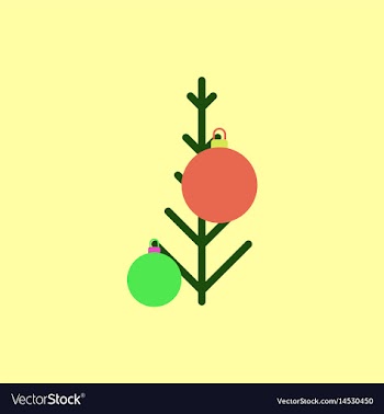 Christmas tree christmas tree vector image