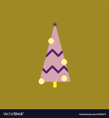 Christmas tree christmas tree vector image