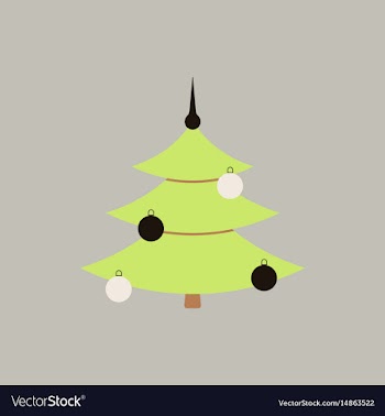 Christmas tree christmas tree vector image