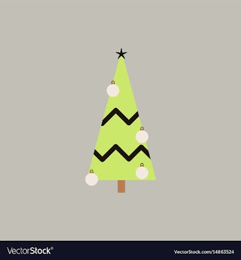Christmas tree christmas tree vector image