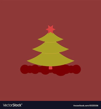 Christmas tree christmas tree vector image