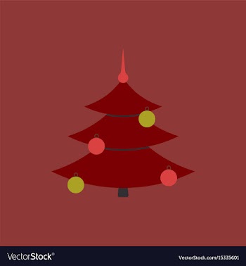 Christmas tree christmas tree vector image