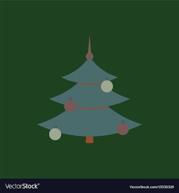 Christmas tree christmas tree vector image