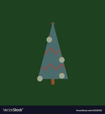 Christmas tree christmas tree vector image