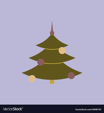 Christmas tree christmas tree vector image