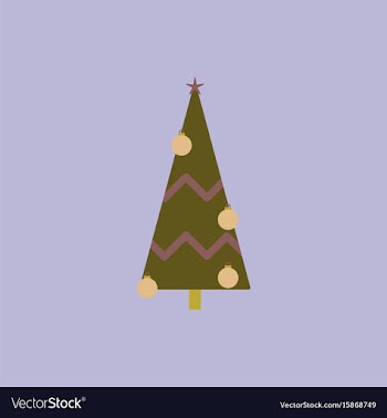 Christmas tree christmas tree vector image