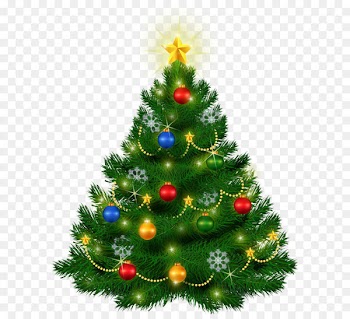 Christmas tree Clip art - Beautiful Christmas Tree PNG Clipart Image 