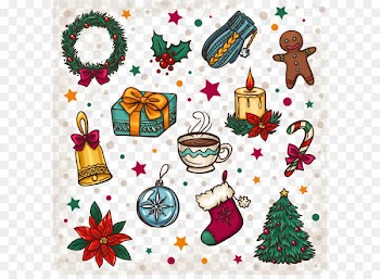 Christmas tree Clip art - Christmas decorations 