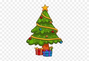 Christmas Tree Clip Art Free Printable - X Mas Tree Cartoon