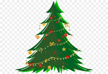 Christmas tree Clip art - Large Transparent Green Christmas Tree with Ornaments PNG Clipart 