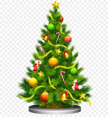 Christmas tree Clip art - Transparent Christmas Tree Clipart 