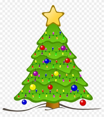 Christmas Tree Clipart Christmastree - Christmas Tree Pillow Case
