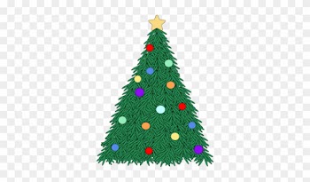 Christmas Tree Clipart Colorful - Christmas Tree Clip Art