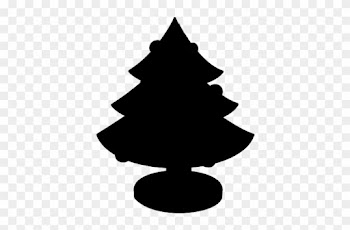 Christmas Tree Clipart Silhouette - Christmas Tree Clipart Silhouette