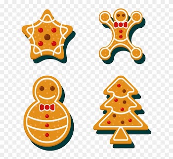 Christmas Tree Cookie Biscuit Clip Art - Christmas Tree Cookie Biscuit Clip Art