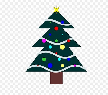 Christmas Tree, Created With A Bubble Plot, Line/scatter - Christmas Tree