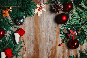 Christmas & Tree Decor Flatlay