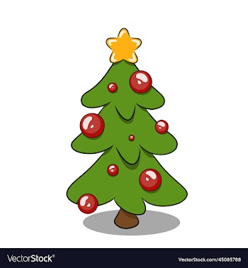 christmas tree decorated with red christmas balls