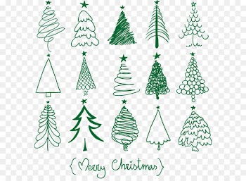 Christmas tree Drawing Christmas and holiday season Christmas ornament - Christmas tree design, vector 