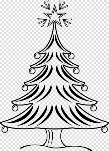 Christmas tree Drawing , christmas tree transparent background PNG clipart
